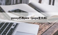 pussy巴西pics（pupa意大利）